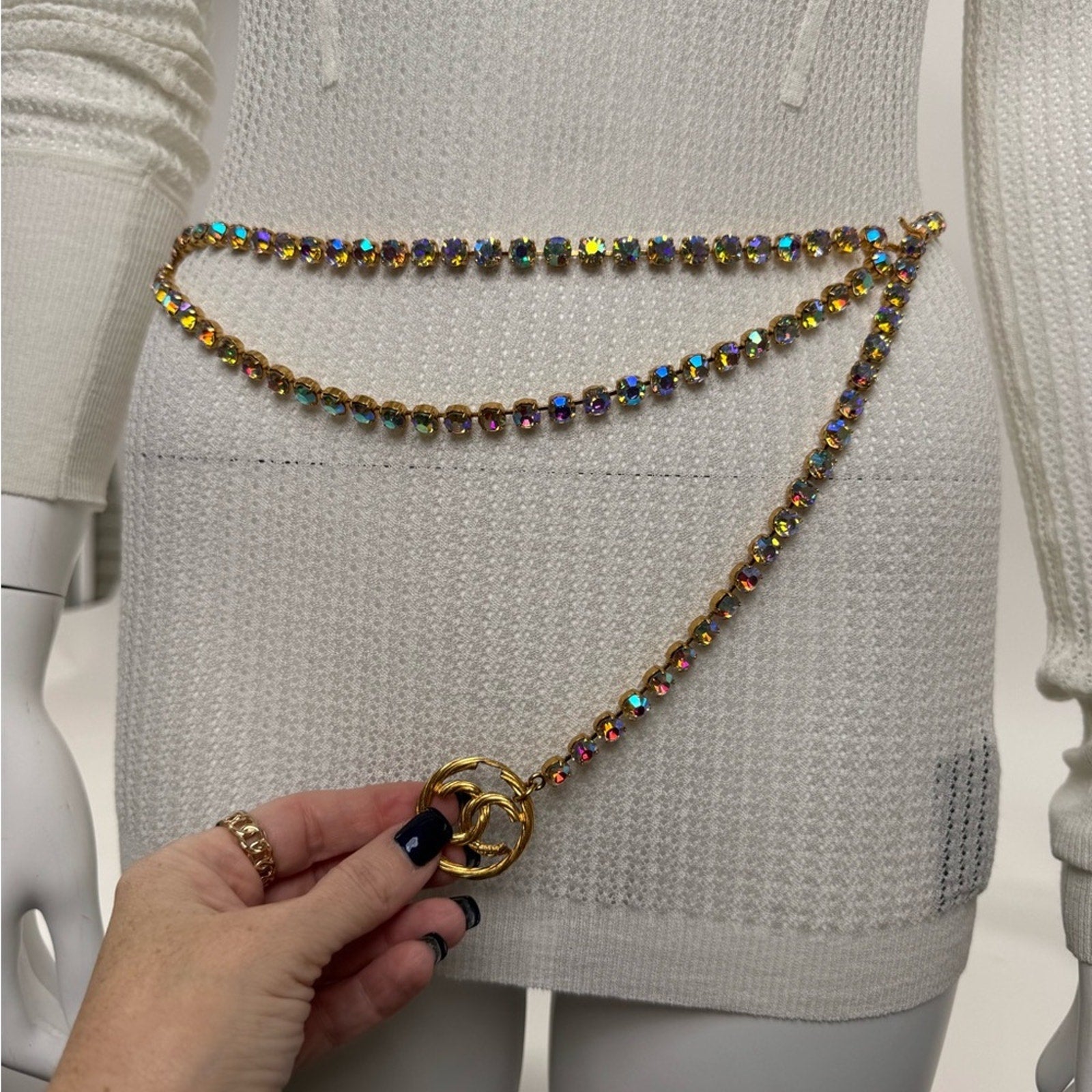 WOMEN'S CHANEL BARBIE DREAMS COLLECTIONASTOUNDING PIECE/NECKLACE/PURSE STRAP/BELT/UP 2 U