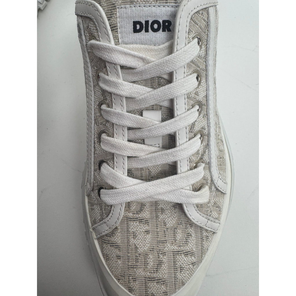 Christian Dior Men's B28 Oblique Low-Top Sneakers Size 41