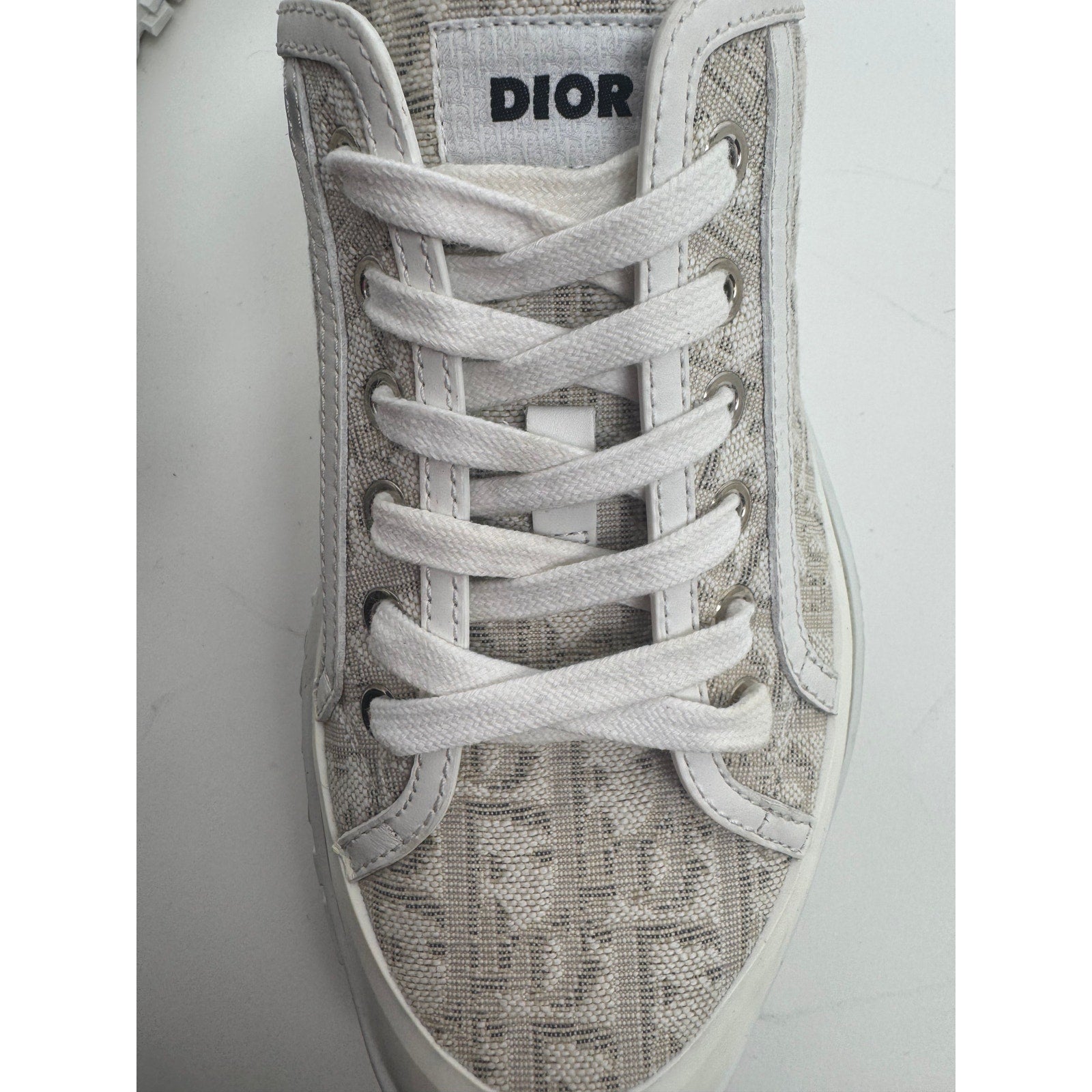 Christian Dior Men's B28 Oblique Low-Top Sneakers Size 41
