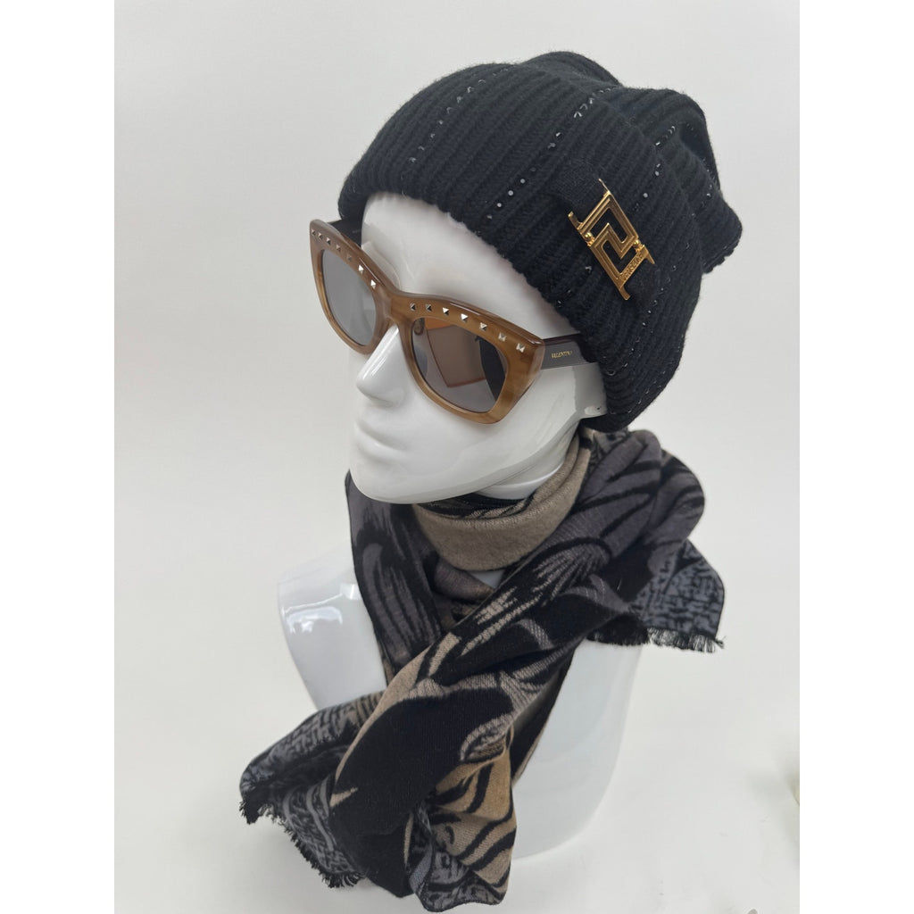 Women's Valentino NWOT Rockstud Two-Tone Cat-Eye Sunglasses