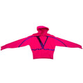 Women’s Valentino Pink V-Logo Sequin Pullover Hoodie – Size S – Runway Style