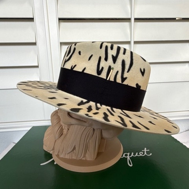 Nick Fouquet “Jaguar Child” Cowboy Hat – Camel Beaver Felt – Size 7 5/8