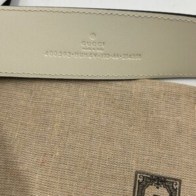 Men's Gucci GG Supreme, Marmont, leather belt size 44 inches/110 cm made Italy