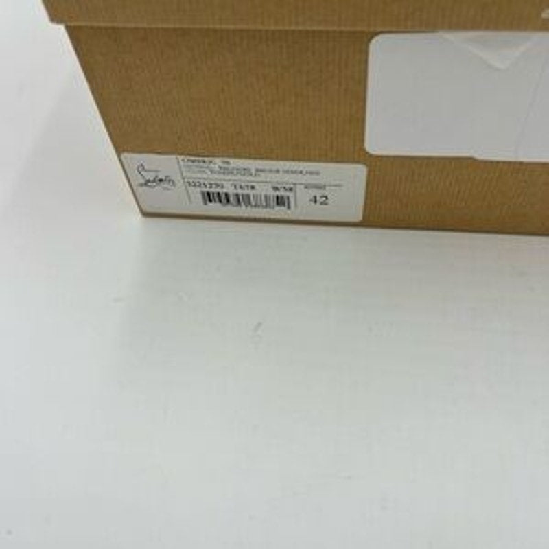 Christian Louboutin Mens LOUBI mystery OMERIC velvet with gold embroidery 42