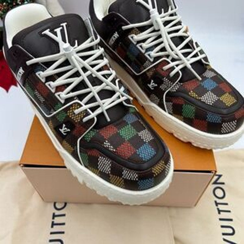 Men’s Louis Vuitton X Murakami trainer sneakers size 10 fits 11 US made in Italy