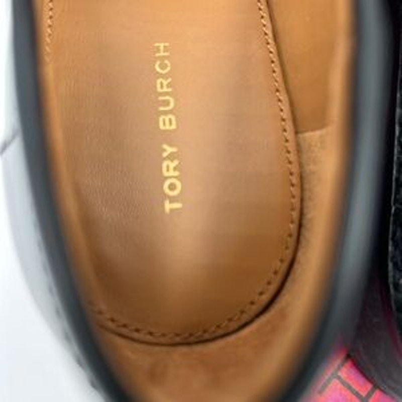 Women's Tory Burch Everly lug sole leather loafers size 8