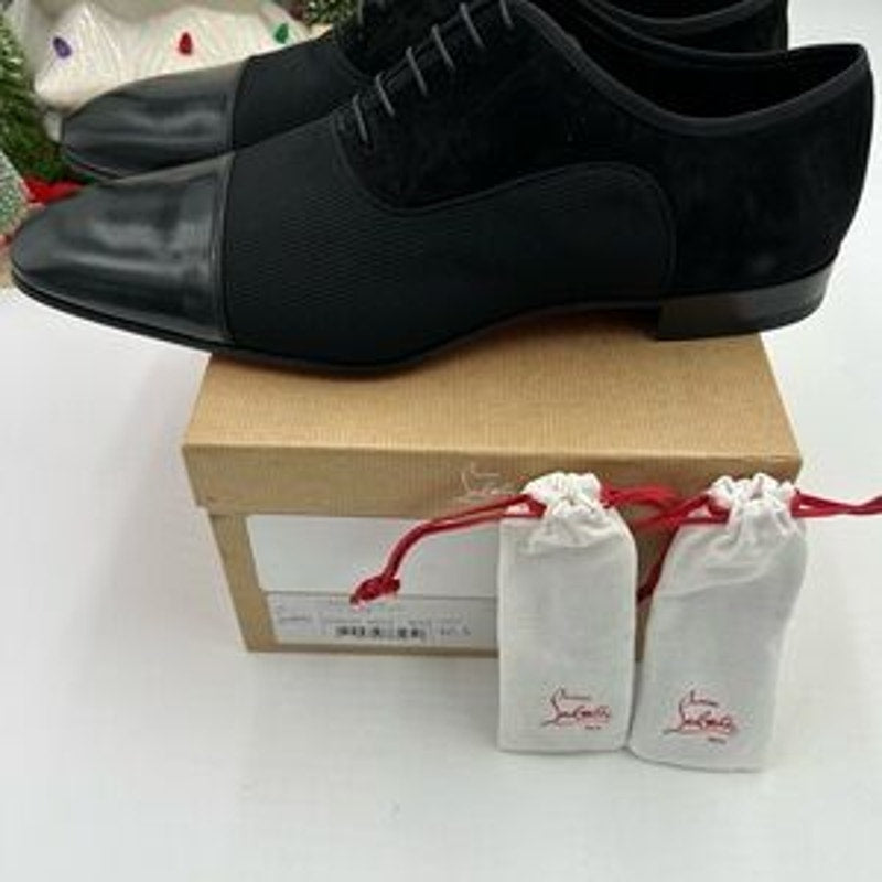 Christian Louboutin Mens Greggo flat Oxford size 46.5 made in Italy