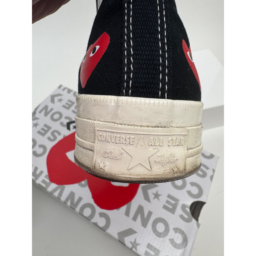 Comme des Garcons x Converse NIB Unisex Heart High Top Sneakers M8.5 W10.5