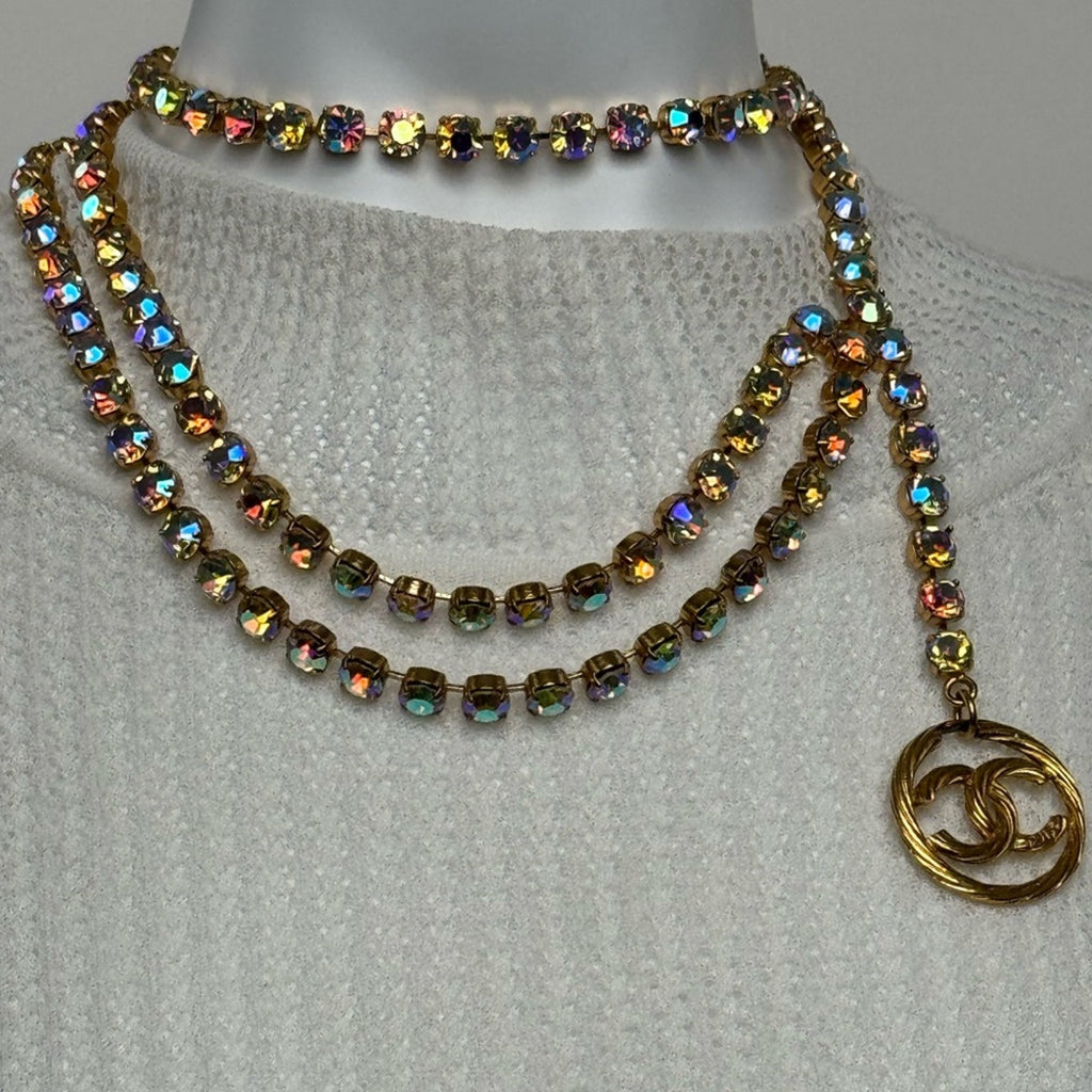 WOMEN'S CHANEL BARBIE DREAMS COLLECTIONASTOUNDING PIECE/NECKLACE/PURSE STRAP/BELT/UP 2 U