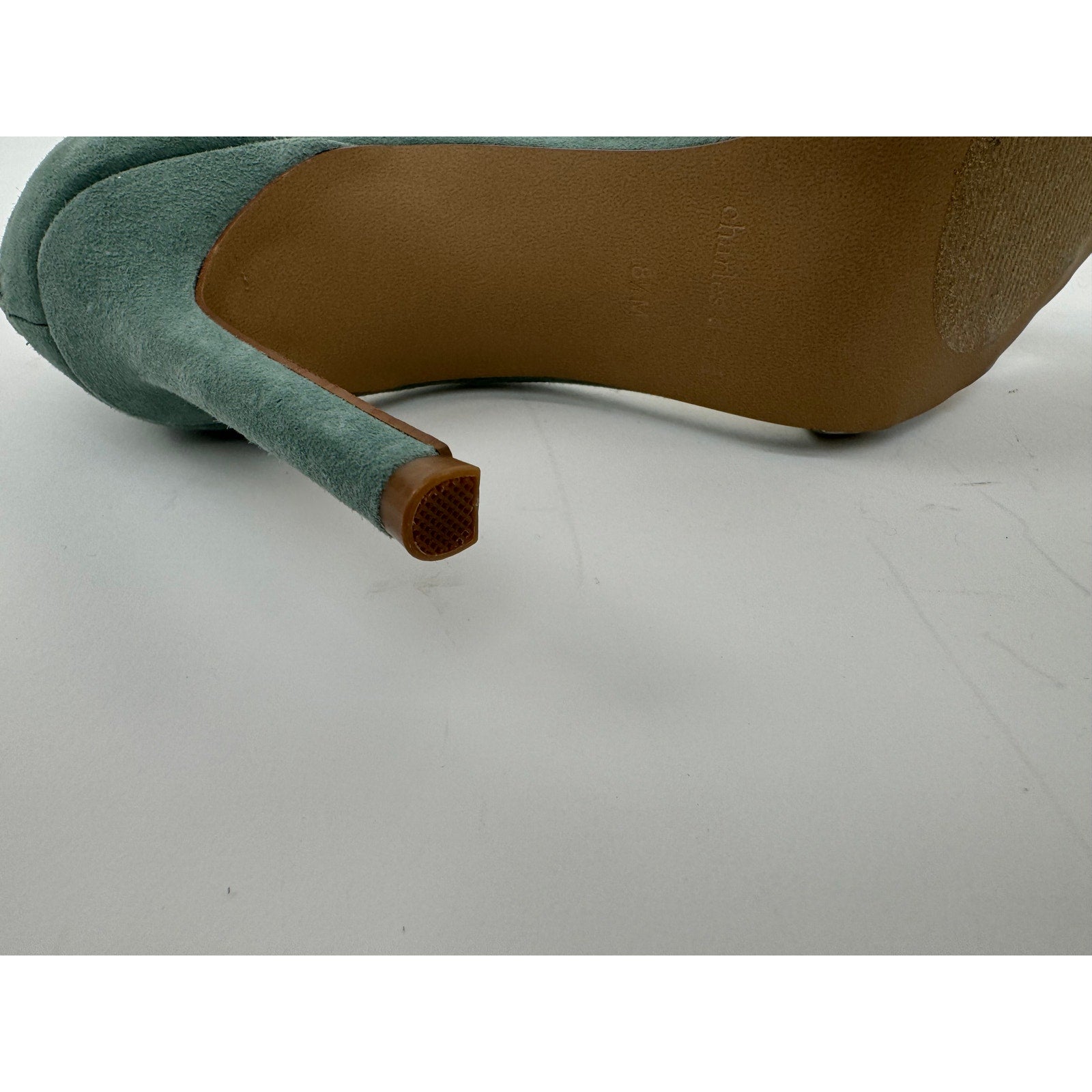 Charles David Women's Blue Electra Sandals Stiletto Suede Heels Size 8.5M