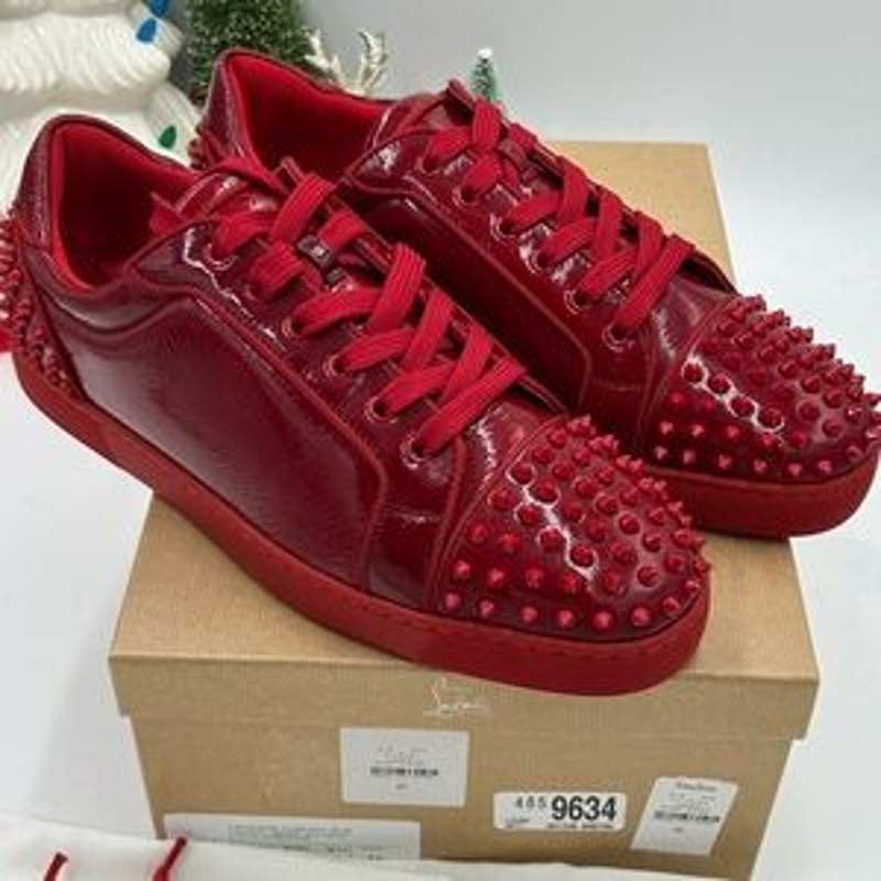 Men's Christian Louboutin SEAVASTE orlato flat sneakers size 46 made in Italy