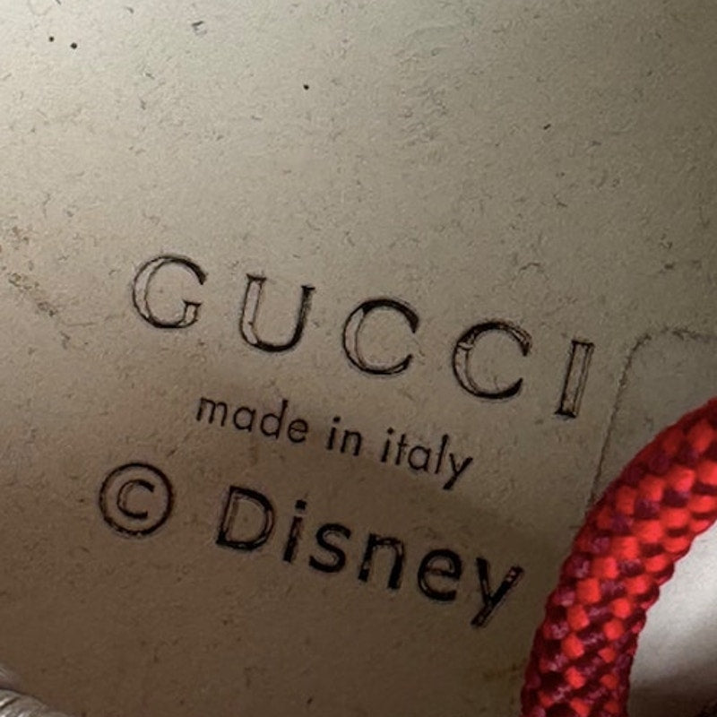 Women's Disney x Gucci New Ace Donald Duck Patch Sneakers Size 4.5