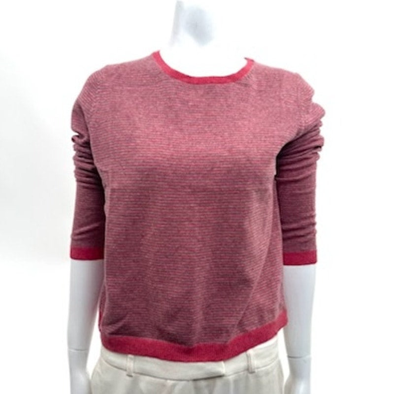 Theory NWT Pink Hidi Fine Haven Wool Cashmere Sweater Size M
