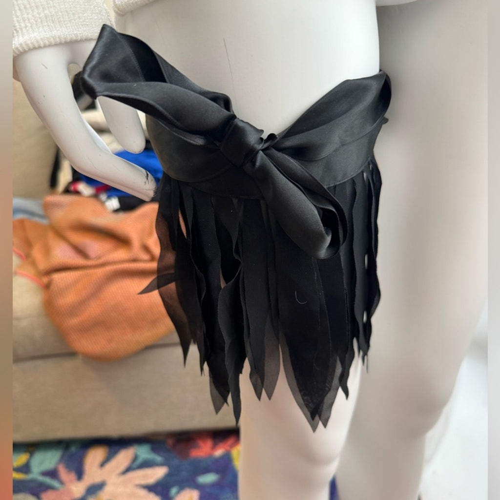 Woolford UNiQUE ribbon&chiffon tye accessory(2) upper thigh/necklace/belt/choker