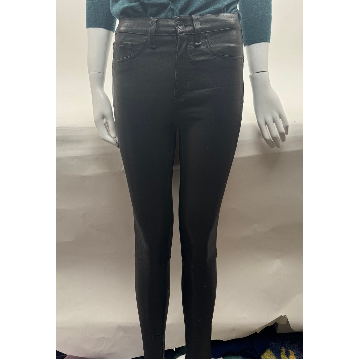 Women’s Rag & Bone NWOT Black Leather Pants Size 25