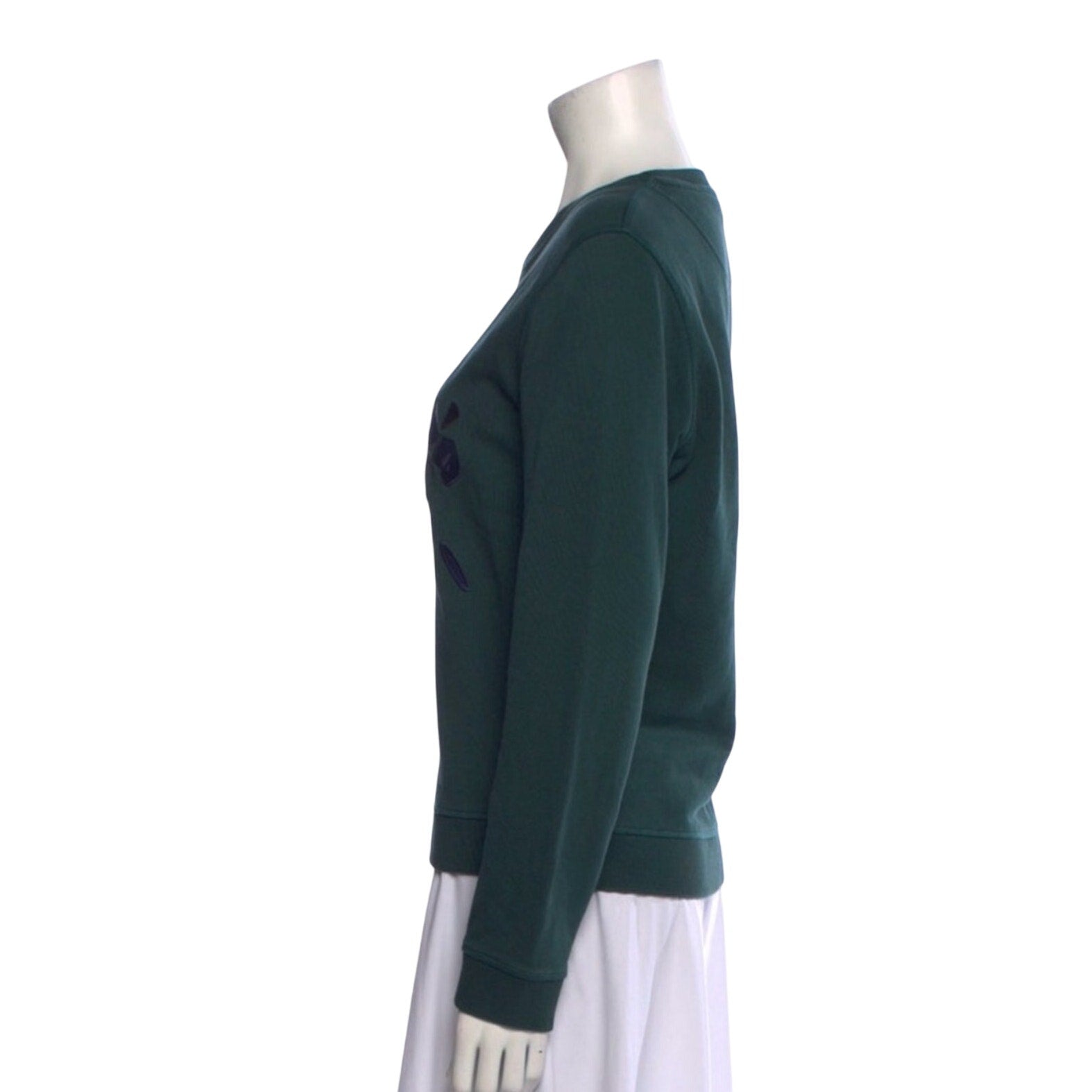 Kenzo Green Eye Embroidered Women's Top Size Large