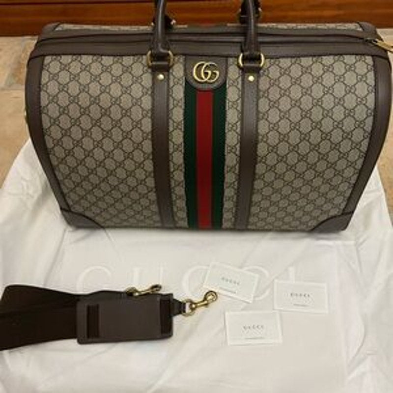 Gucci Savoy large duffel bag made in Italy NWT