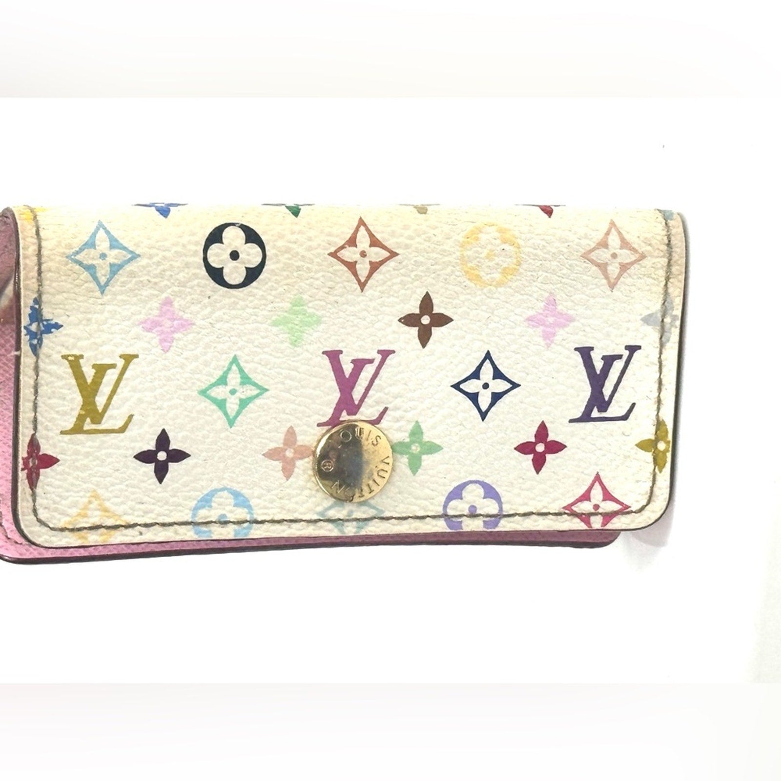 Women, Louis Vuitton Takashi, Murakami monogram
Key case w/snap closure/vintage