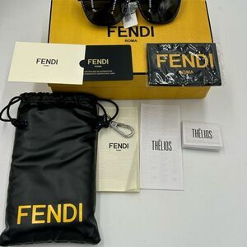 Unisex Fendi cat eye sunglasses made in Italy NWT