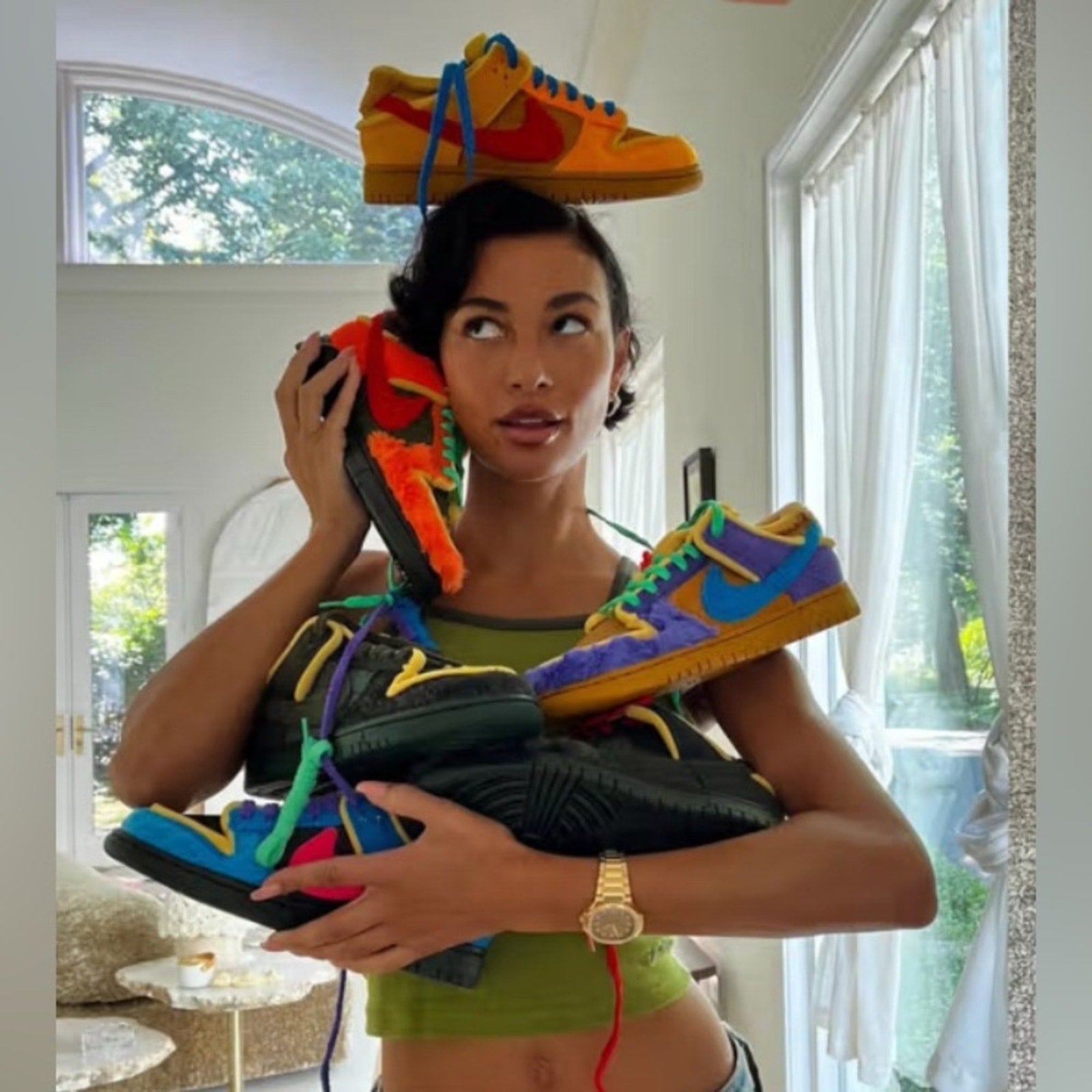 MENS NIKE  CPFM SWAMP SPONGE DUNK
PHOTO BLUE/DIGITAL PINK, M 8.5 -W 10
DS-OG ALL