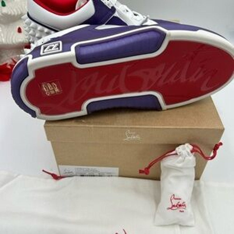 Men's Christian Louboutin ASTROLOUBI Leather/suede low top sneakers size 43