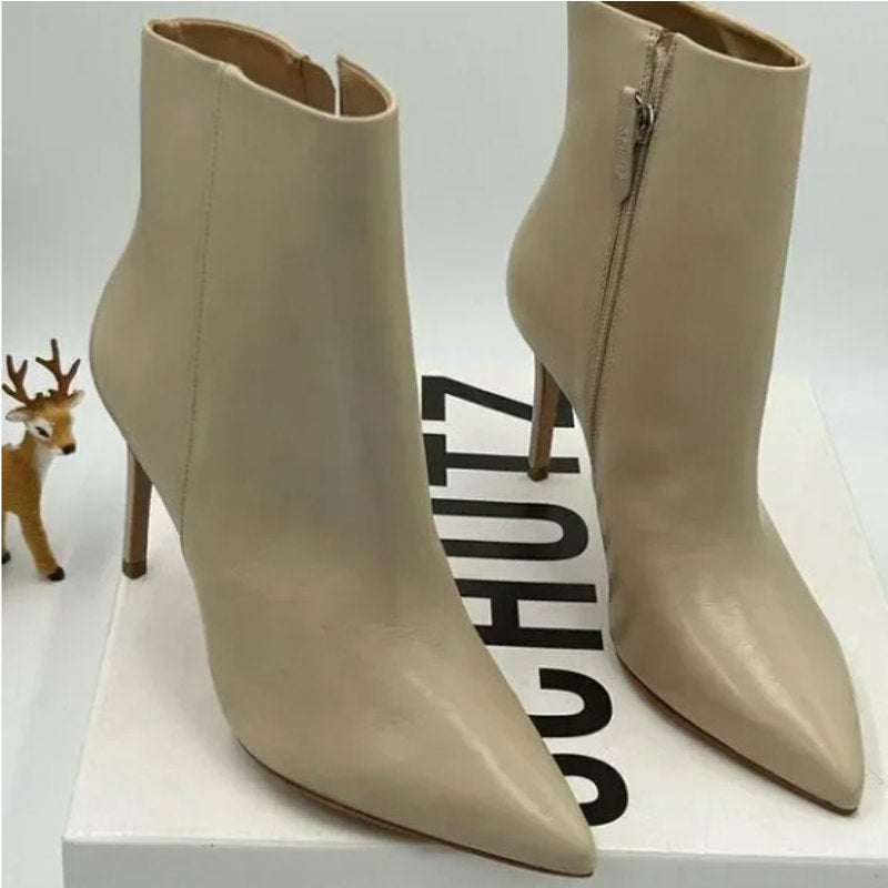 Women’s Schutz Mikki leather ankle boots size 7.5 made in Brazil