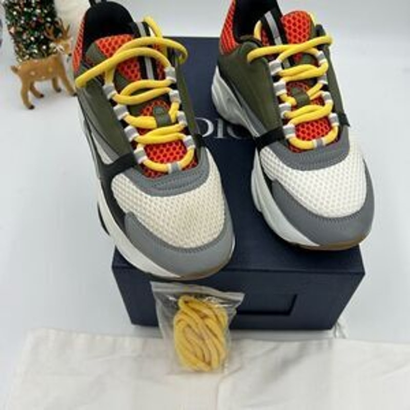 Women’s Dior B – 22 leather low top trainers size 38 made in Italy