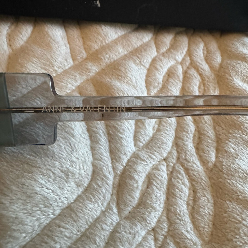 Anne & Valentin Green / Black and clear striped uniques handmade frames EYE ART