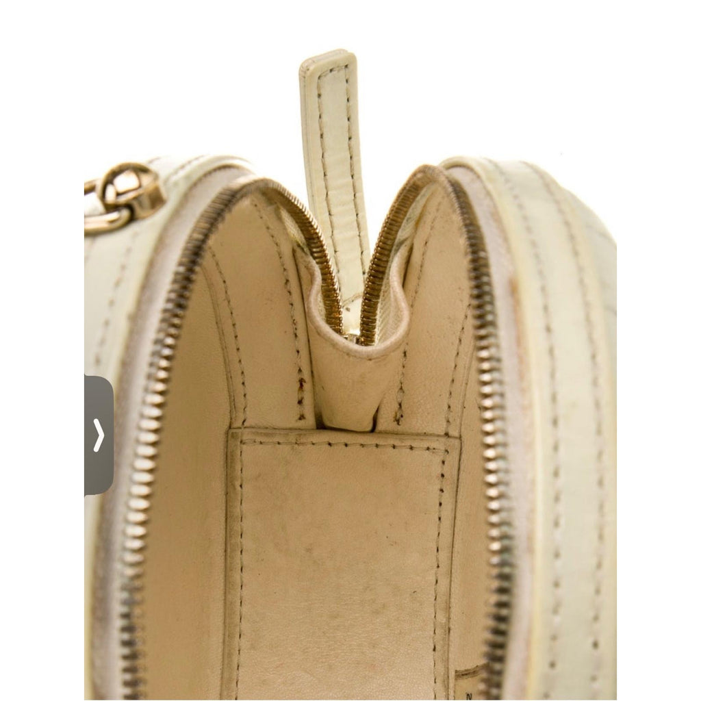 Chanel quilted cc round crossbody bag