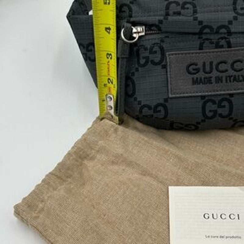 Gucci unisex jumbo GG nylon adjustable belt bag size 80 cm made in Italy
