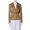 Women's Max Mara Neutral Camel Hair Blazer Jacket Size M / US 8