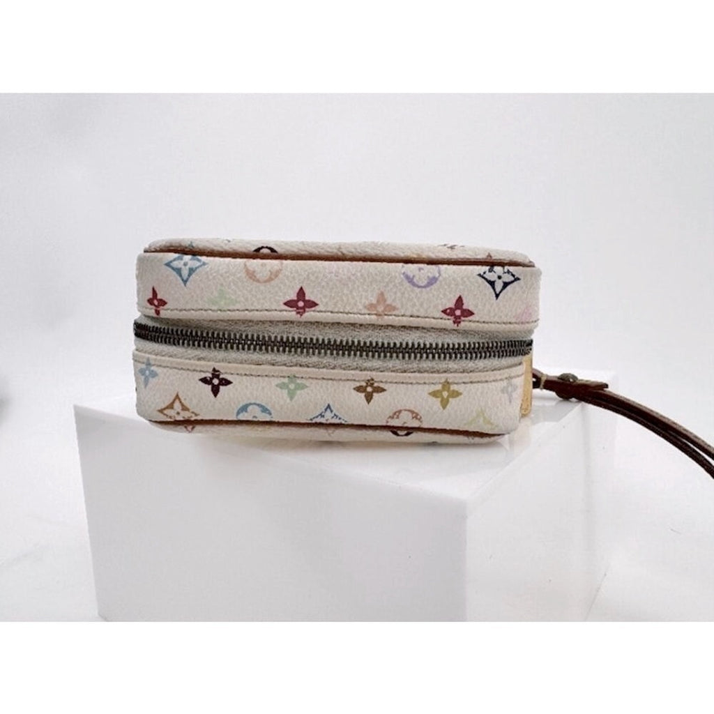 Louis Vuitton Takashi Murakami Monogram Multicolore Trousse Wapity Clutc…