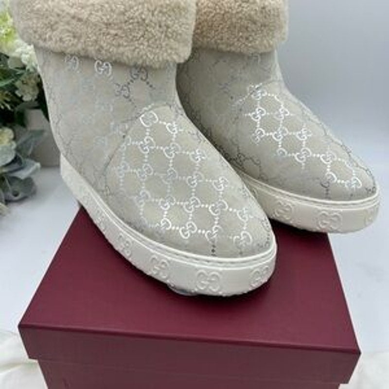 Gucci women's boots with Marino wool lining size 39 made in Italy