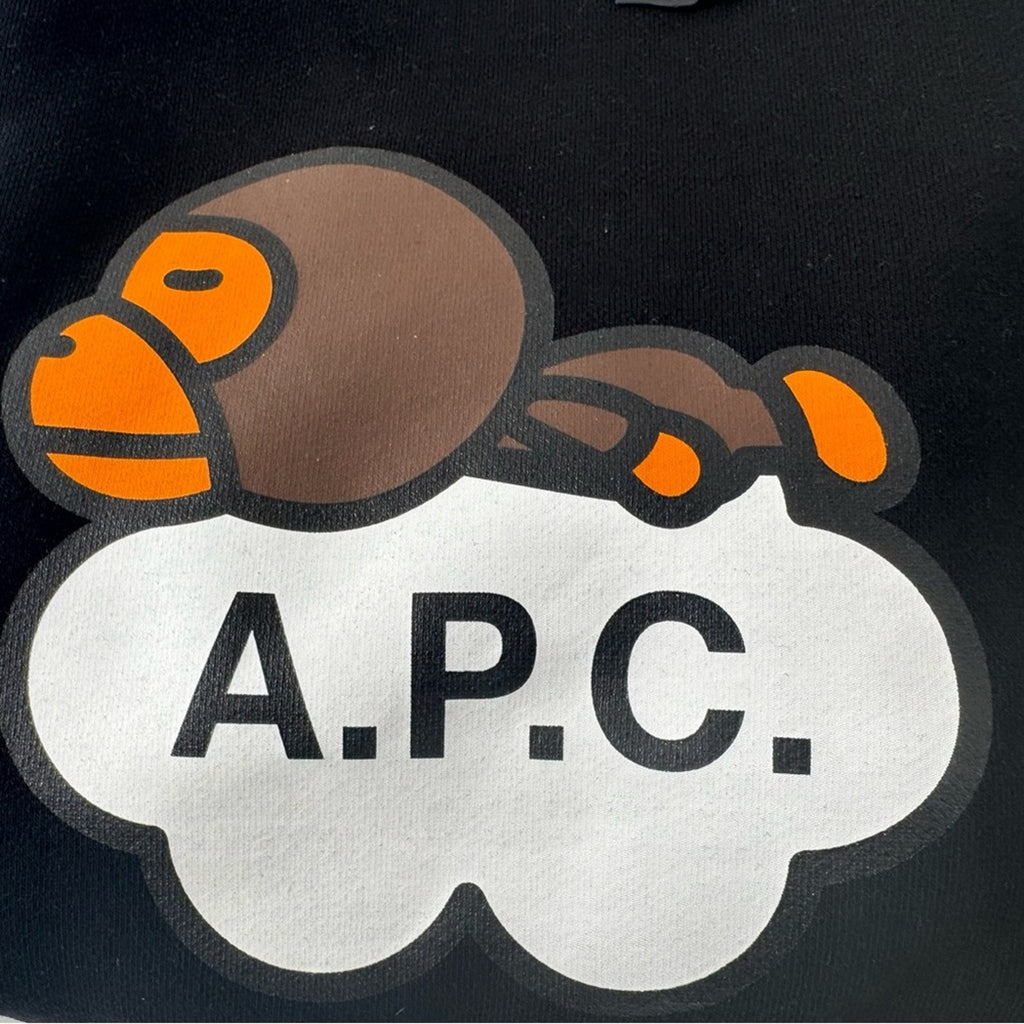 Men’s A Bathing Ape X APC Milo Cloud Sweatshirt in size 2x, NWT’s in factory bag