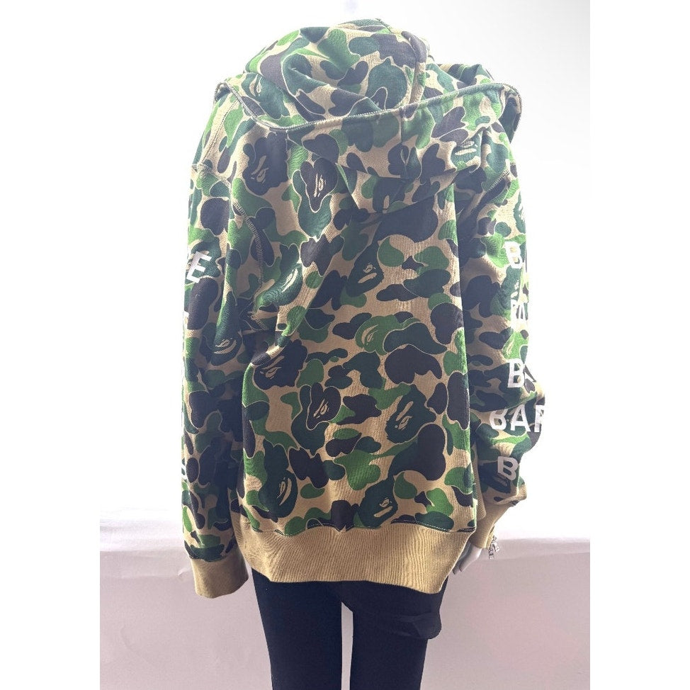 Men's A Bathing Ape BAPE 1st Camo Full Zip Hoodie Size XL