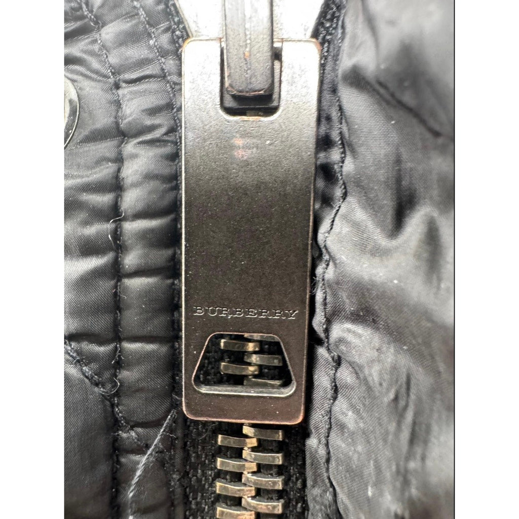 Men's Burberry Black Rare Hooded Reversible Quilted Puffer Jacket Size M