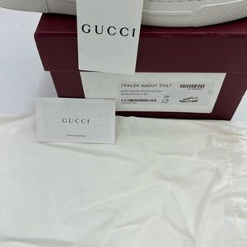 Women's Gucci ace GG suede sneakers with shearling lining size 39 made in Italy