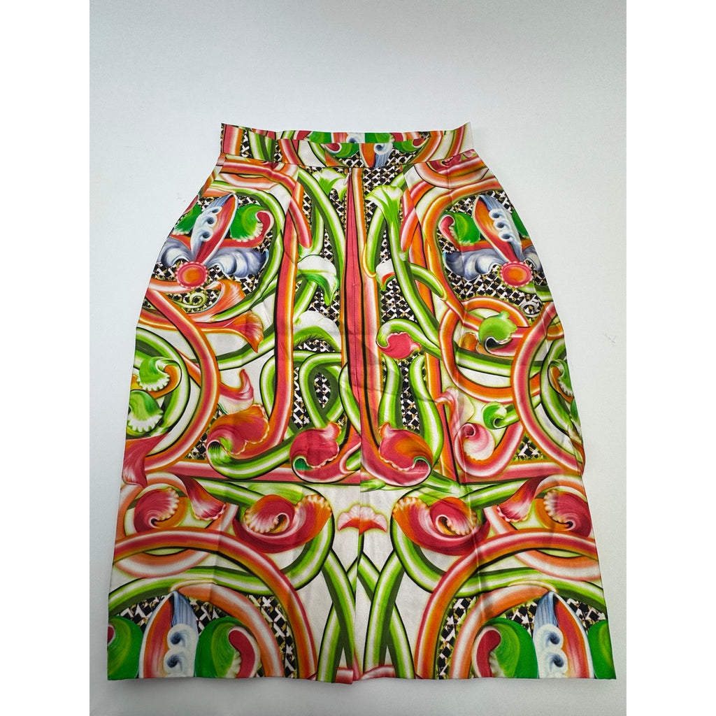 Peter Pilotto NWT Silk Floral Pencil Skirt US 4 UK 8 Multicolor Designer