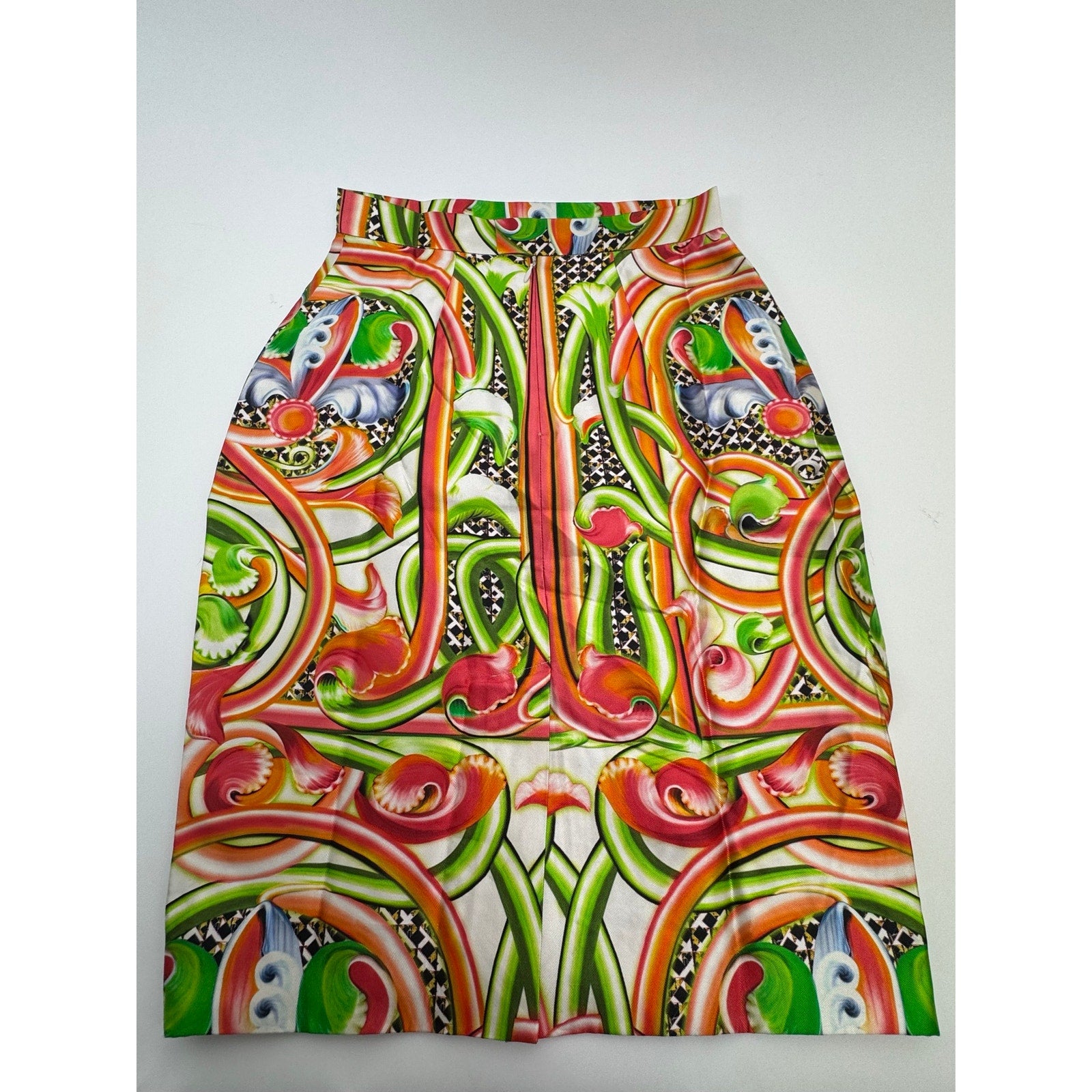 Peter Pilotto NWT Silk Floral Pencil Skirt US 4 UK 8 Multicolor Designer