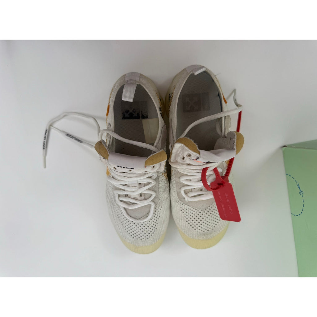 Men’s Nike x Off-White Air VaporMax Flyknit “White” AA3831-100 Size 8.5