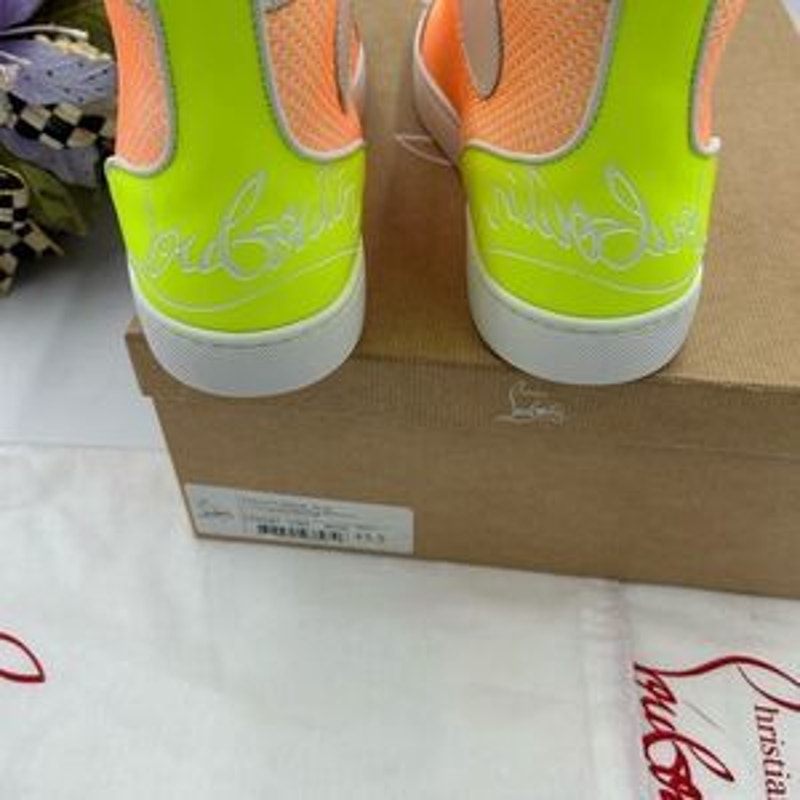 Men’s Christian Louboutin fun Lou spikes high tops size 43.5 made in Italy