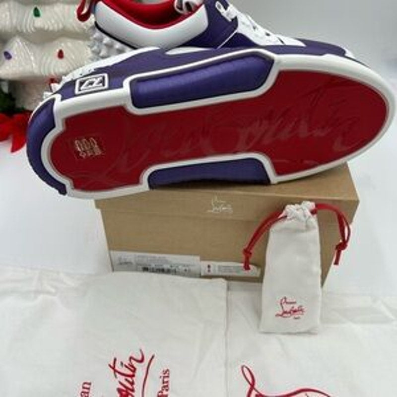 Men's Christian Louboutin ASTROLOUBI Leather/suede low top sneakers size 43