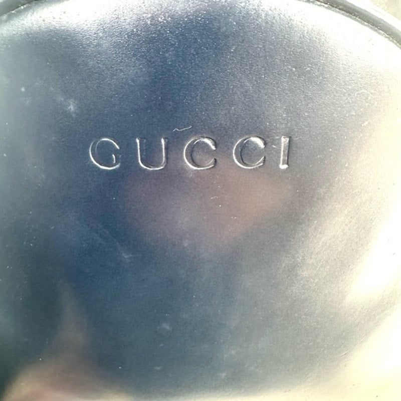 Gucci RARE deep blue sling back w/Tom Ford lines and Bamboo pulls so beautiful