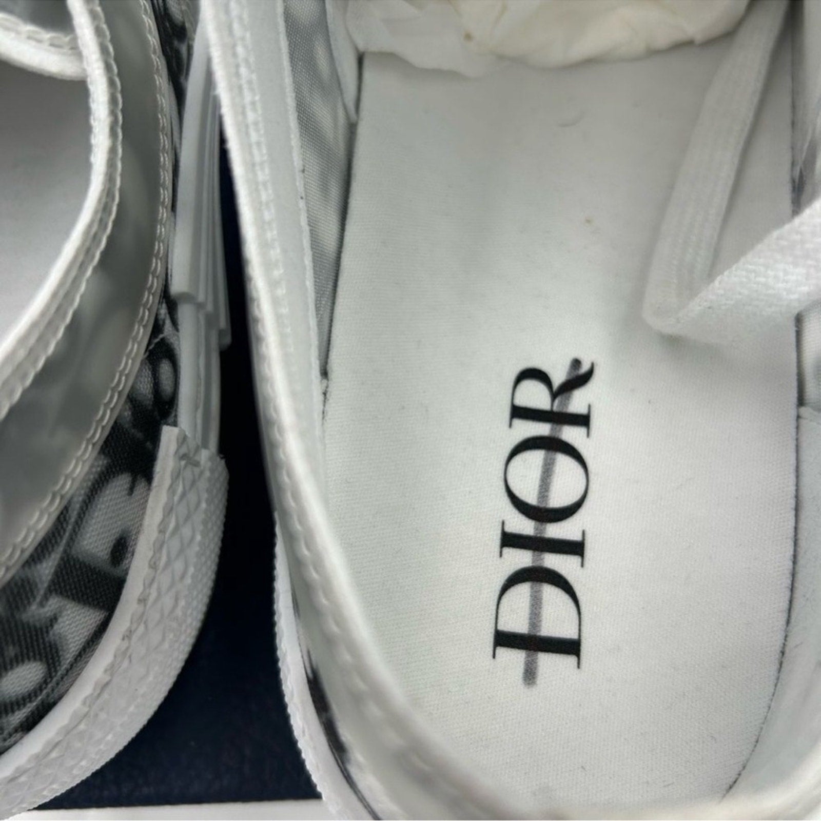 Men's Dior B 23 oblique low top sneakers size 45 made in Italy. PRISTINE