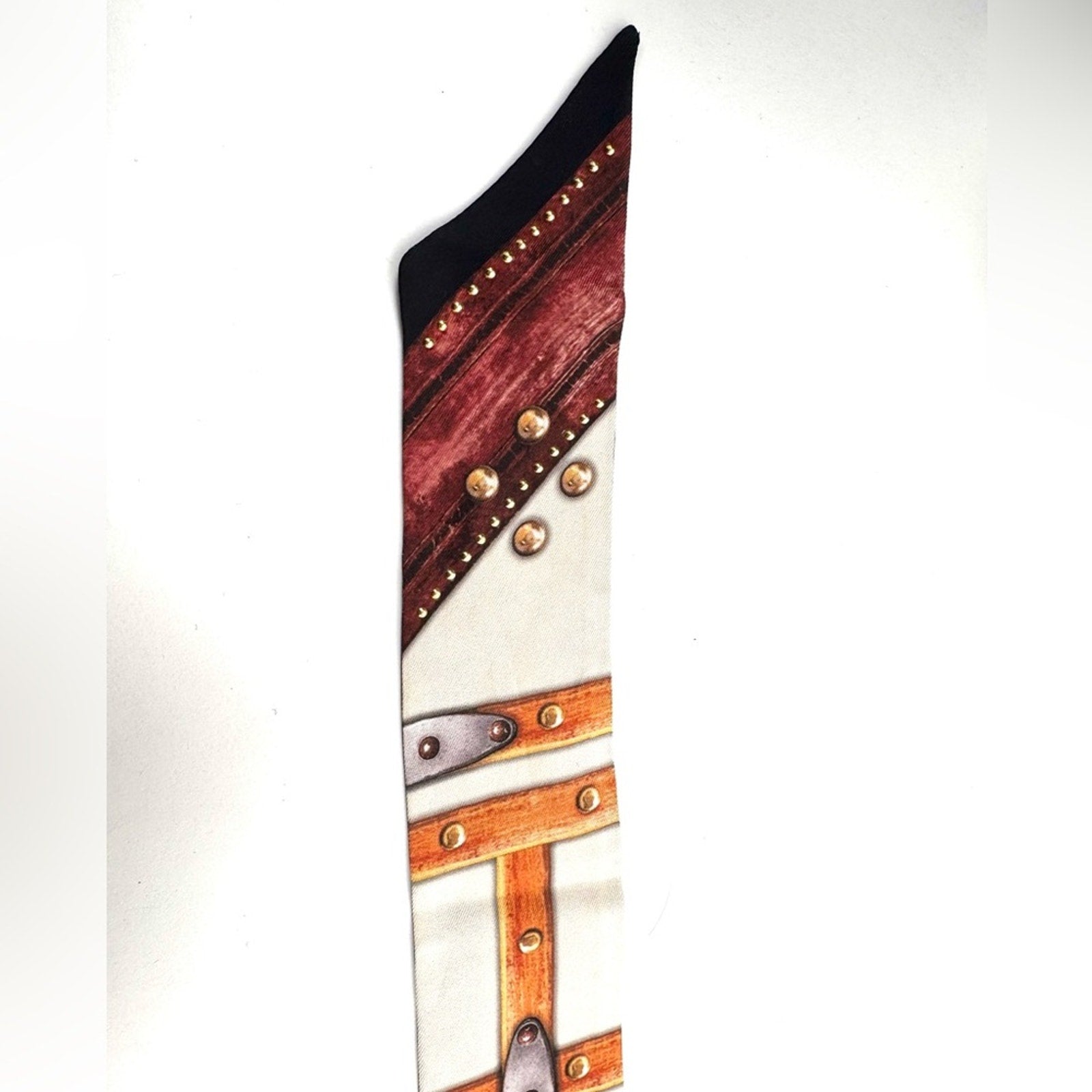 Decorative Rare LV Monogram Bag Scarf or Vachetta Handle Protector