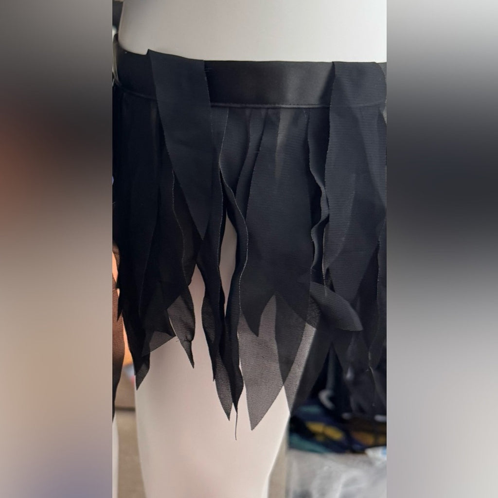 Woolford UNiQUE ribbon&chiffon tye accessory(2) upper thigh/necklace/belt/choker