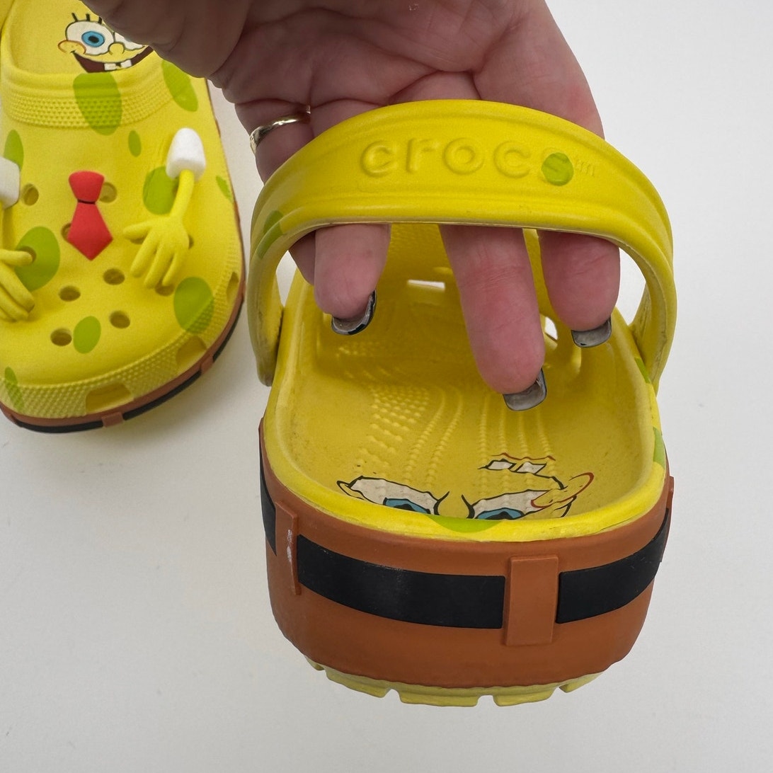 Men's Crocs x SpongeBob SquarePants Special Edition Classic Clogs Size 13