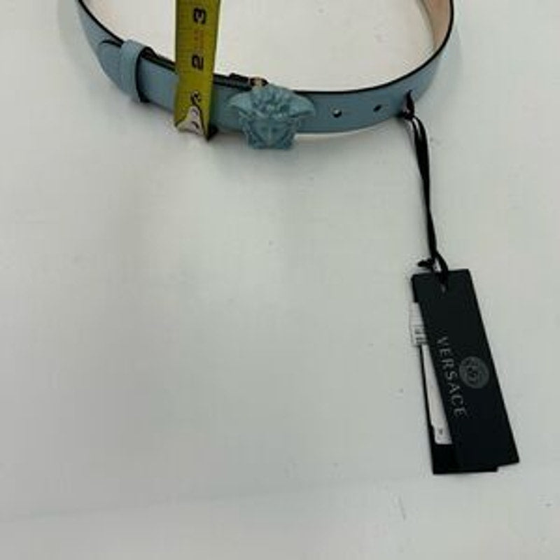 Women’s Versace medusa head leather belt size 75 cm made in Italy
