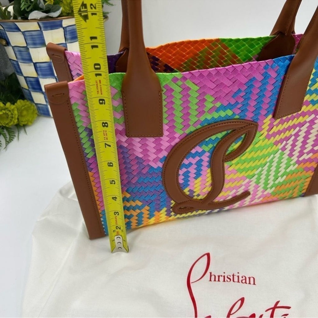 Women's Christian Louboutin side-by-side tote with removable pouch
Made in Italy