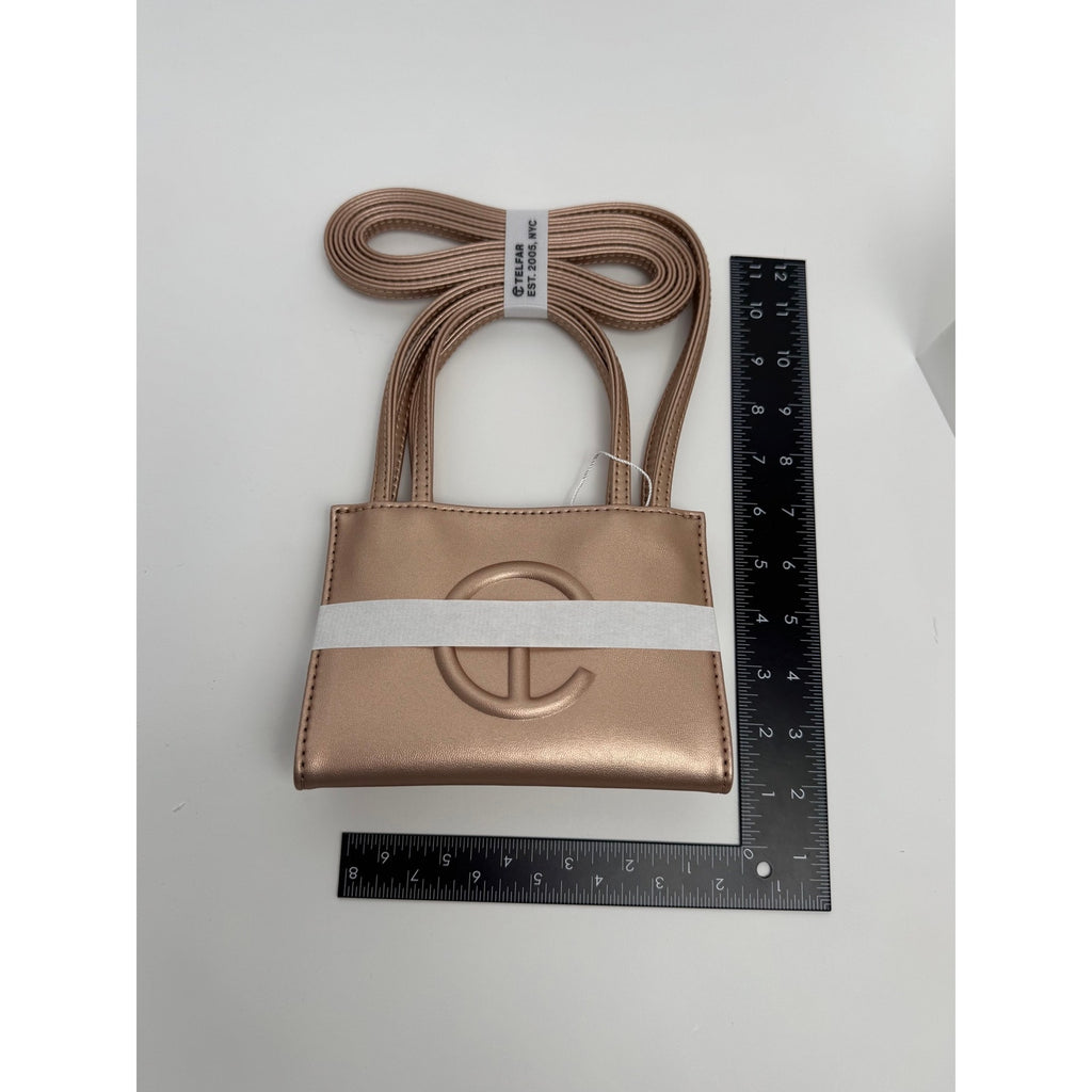 Telfar NWT Rose Gold Giftable Small Shopper Bag